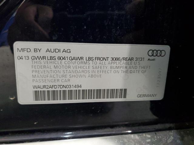 Photo 9 VIN: WAUR2AFD7DN031494 - AUDI A8 L QUATT 