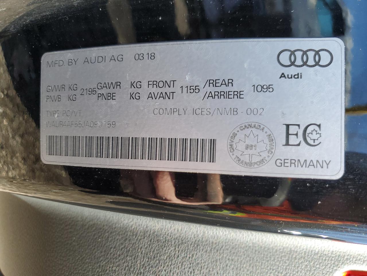 Photo 11 VIN: WAUR4AF55JA090159 - AUDI RS5 