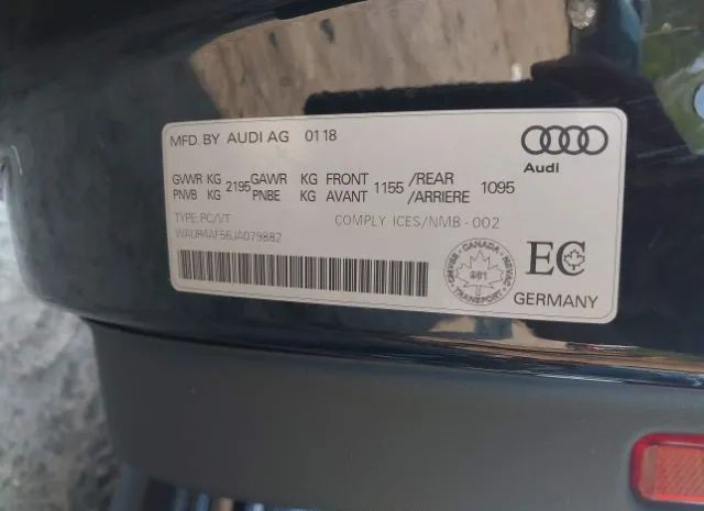 Photo 8 VIN: WAUR4AF56JA079882 - AUDI S5 