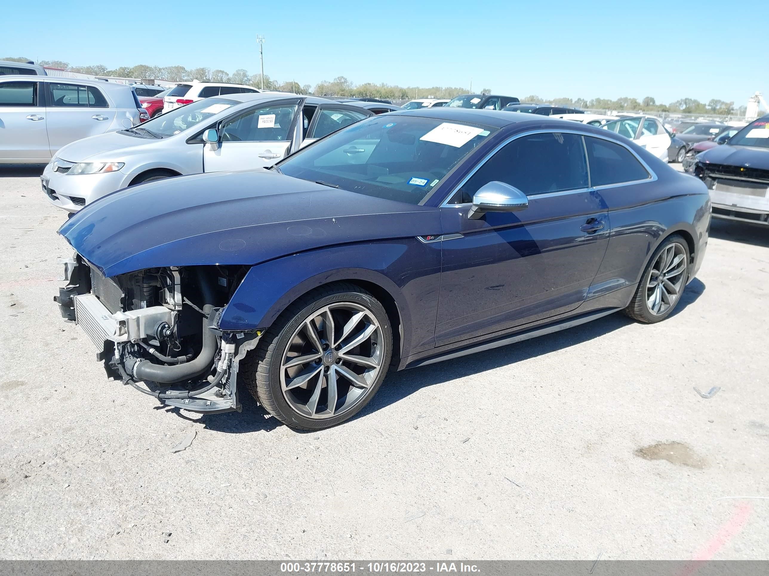 Photo 1 VIN: WAUR4AF59JA006702 - AUDI S5 