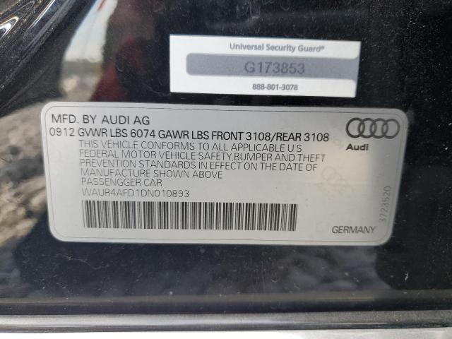 Photo 12 VIN: WAUR4AFD1DN010893 - AUDI A8 L QUATT 