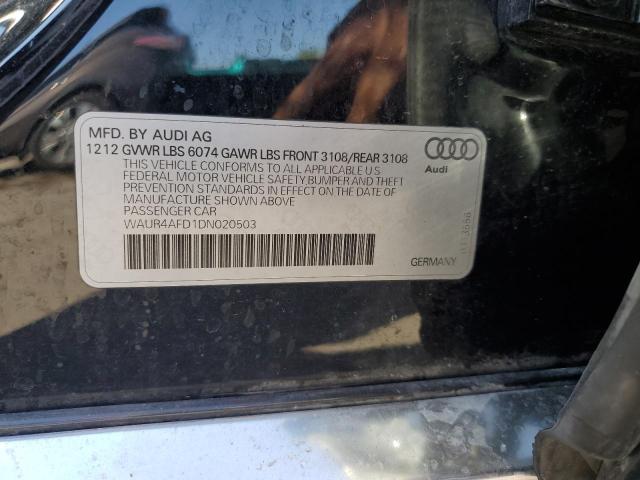 Photo 11 VIN: WAUR4AFD1DN020503 - AUDI A8 L QUATT 