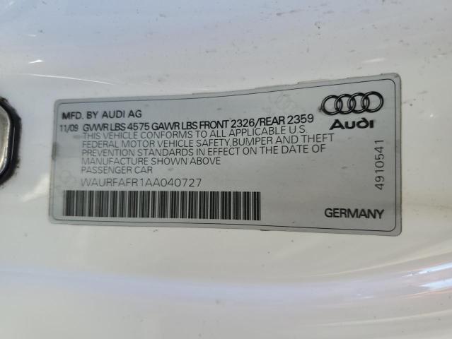 Photo 11 VIN: WAURFAFR1AA040727 - AUDI A5 PREMIUM 