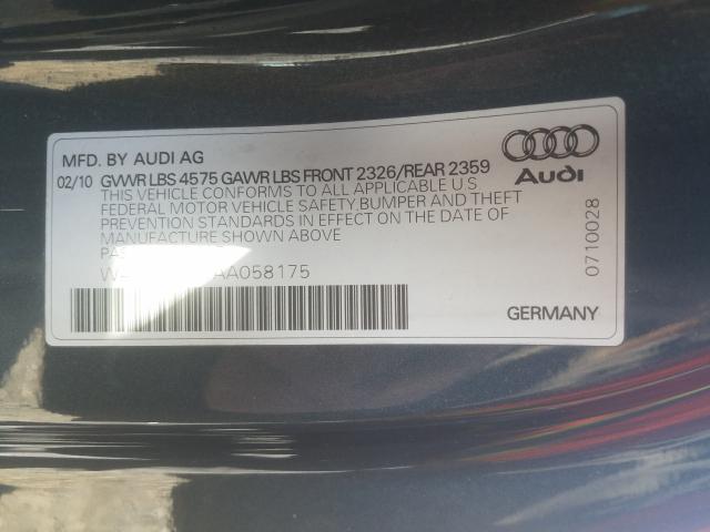 Photo 9 VIN: WAURFAFR1AA058175 - AUDI A5 PREMIUM 