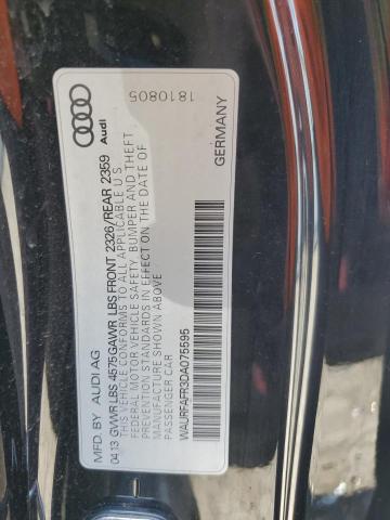 Photo 11 VIN: WAURFAFR3DA075595 - AUDI A5 PREMIUM 