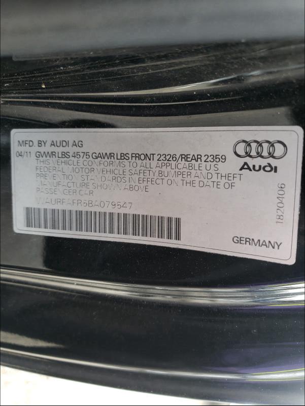 Photo 9 VIN: WAURFAFR5BA079547 - AUDI A5 PREMIUM 