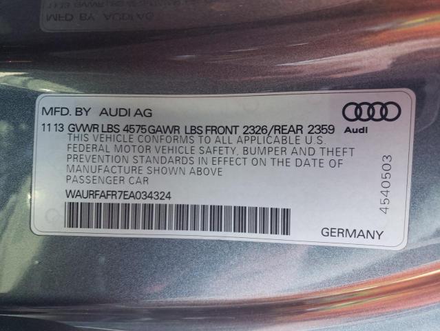 Photo 9 VIN: WAURFAFR7EA034324 - AUDI A5 PREMIUM 