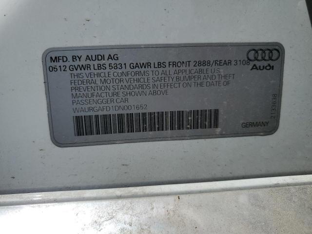 Photo 11 VIN: WAURGAFD1DN001652 - AUDI A8 