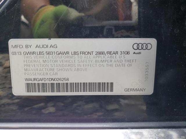 Photo 11 VIN: WAURGAFD1DN026258 - AUDI A8 L QUATT 