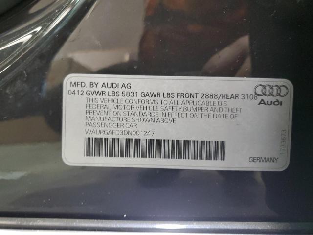 Photo 12 VIN: WAURGAFD3DN001247 - AUDI A8 