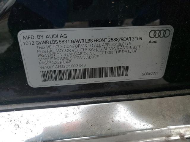 Photo 9 VIN: WAURGAFD3DN013348 - AUDI A8 L QUATT 