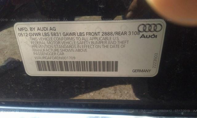 Photo 8 VIN: WAURGAFD4DN001709 - AUDI A8 