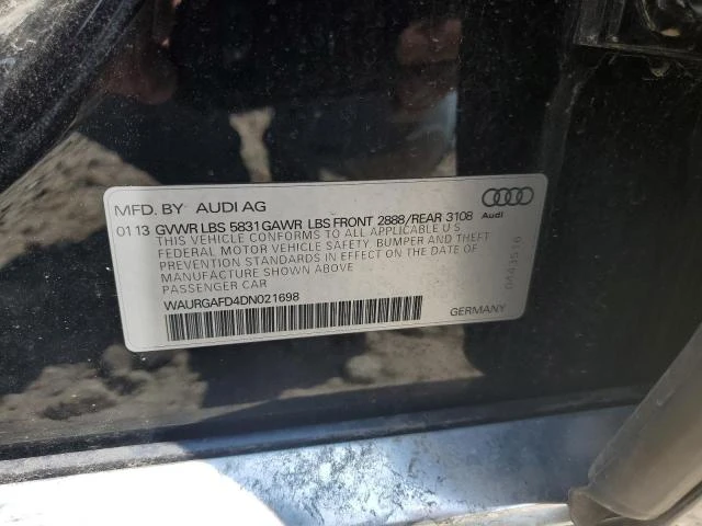 Photo 11 VIN: WAURGAFD4DN021698 - AUDI A8 L QUATT 