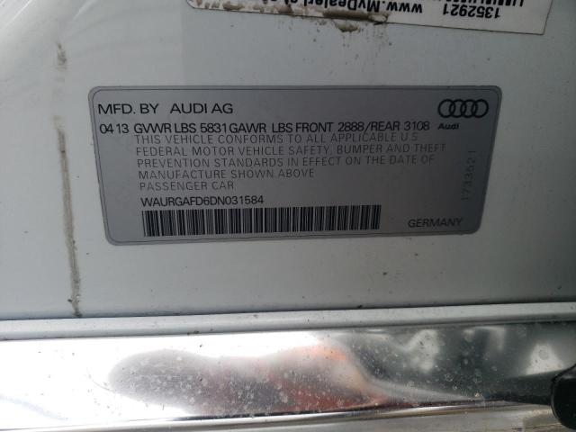 Photo 11 VIN: WAURGAFD6DN031584 - AUDI A8 L QUATT 