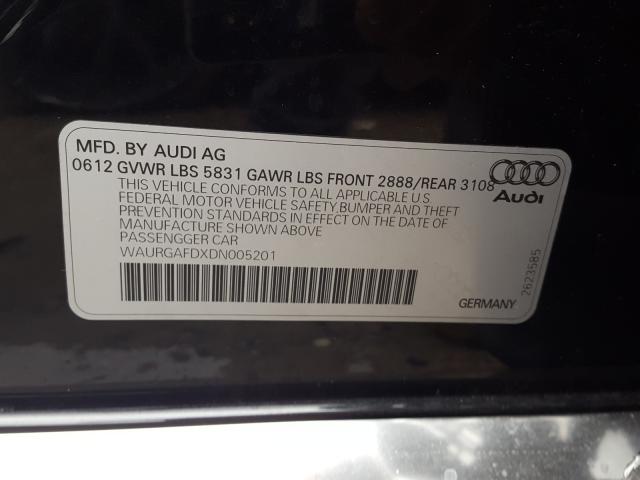 Photo 9 VIN: WAURGAFDXDN005201 - AUDI A8 L QUATT 