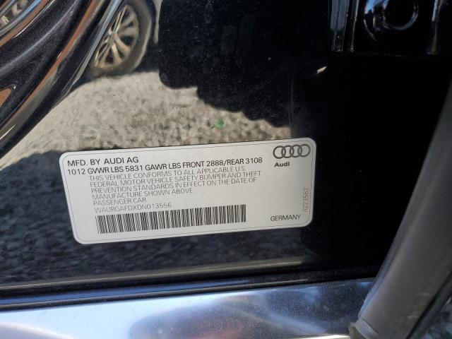 Photo 11 VIN: WAURGAFDXDN013556 - AUDI A8 