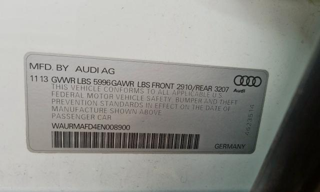 Photo 9 VIN: WAURMAFD4EN008900 - AUDI A8 