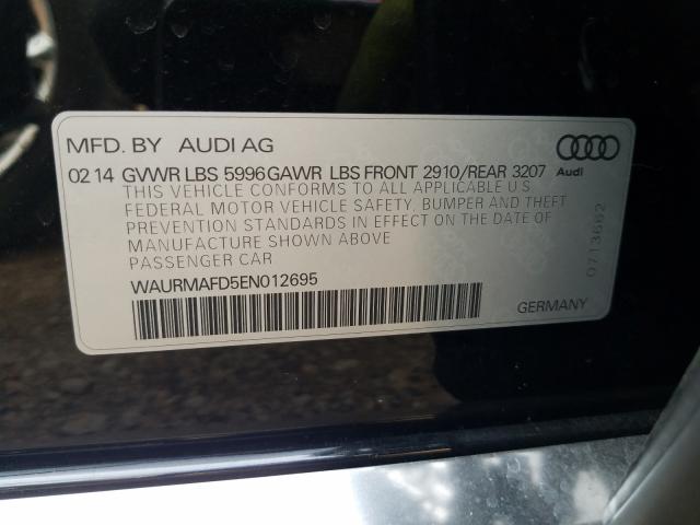 Photo 9 VIN: WAURMAFD5EN012695 - AUDI A8 