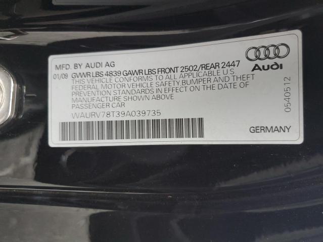 Photo 11 VIN: WAURV78T39A039735 - AUDI S5 QUATTRO 