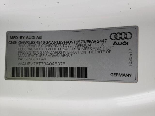 Photo 9 VIN: WAURV78T79A045375 - AUDI S5 QUATTRO 