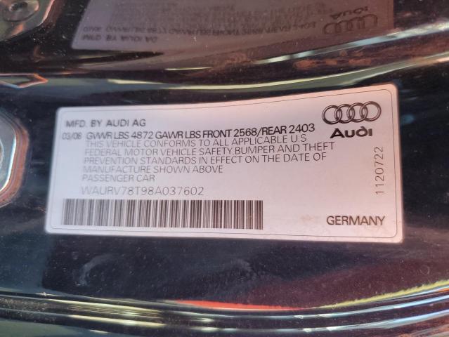 Photo 12 VIN: WAURV78T98A037602 - AUDI S5 QUATTRO 