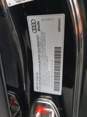 Photo 11 VIN: WAURV78TX9A037013 - AUDI S5 QUATTRO 