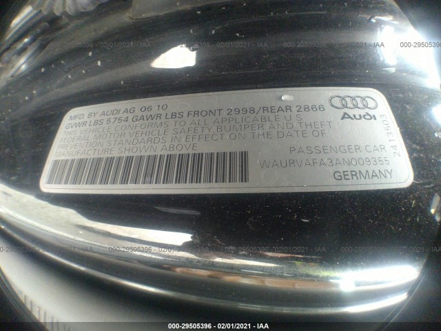 Photo 8 VIN: WAURVAFA3AN009355 - AUDI A8 L 