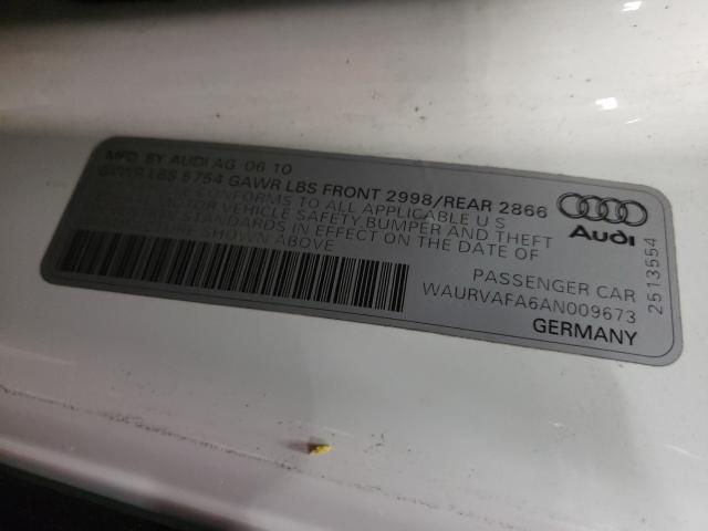 Photo 9 VIN: WAURVAFA6AN009673 - AUDI A8 QUATTRO 