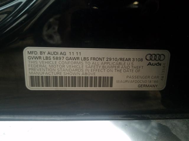 Photo 9 VIN: WAURVAFD0CN018186 - AUDI A8 L QUATT 