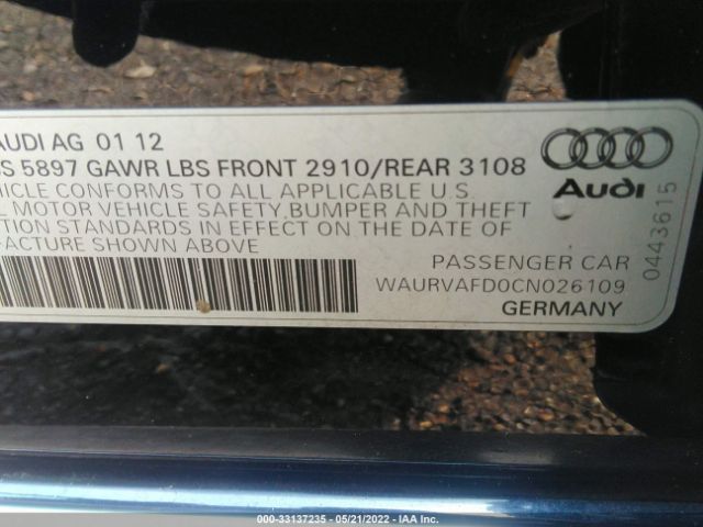 Photo 8 VIN: WAURVAFD0CN026109 - AUDI A8 L 