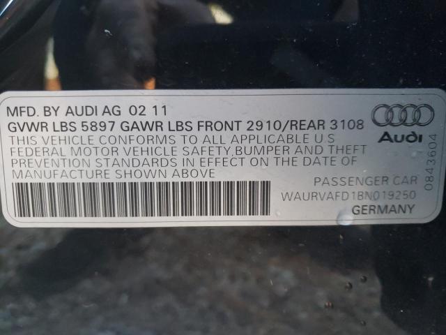 Photo 9 VIN: WAURVAFD1BN019250 - AUDI A8 L QUATT 