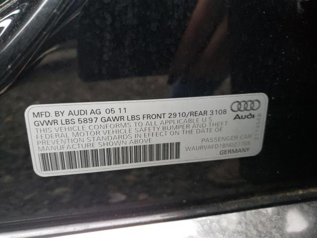 Photo 11 VIN: WAURVAFD1BN027705 - AUDI A8 L QUATT 