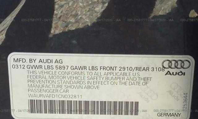 Photo 8 VIN: WAURVAFD1CN032811 - AUDI A8 