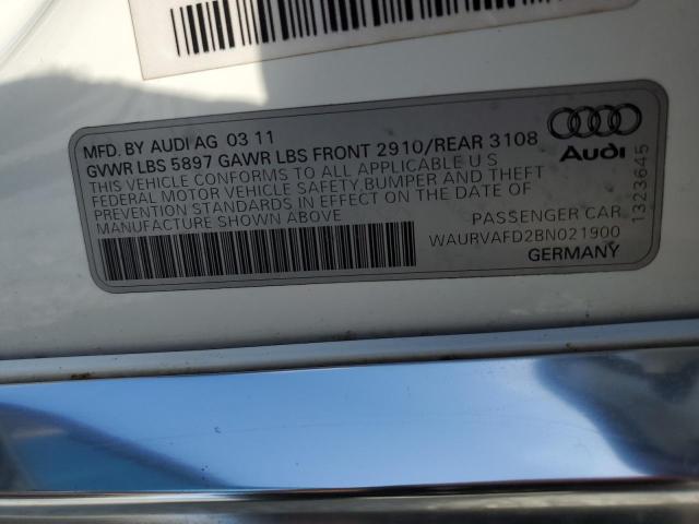 Photo 11 VIN: WAURVAFD2BN021900 - AUDI A8 L QUATT 