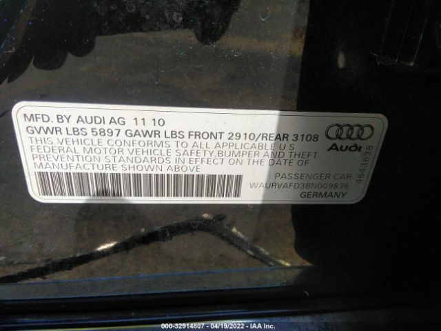 Photo 8 VIN: WAURVAFD3BN009836 - AUDI A8 L 