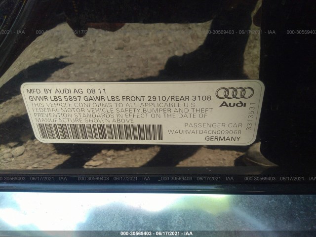 Photo 8 VIN: WAURVAFD4CN009068 - AUDI A8 L 