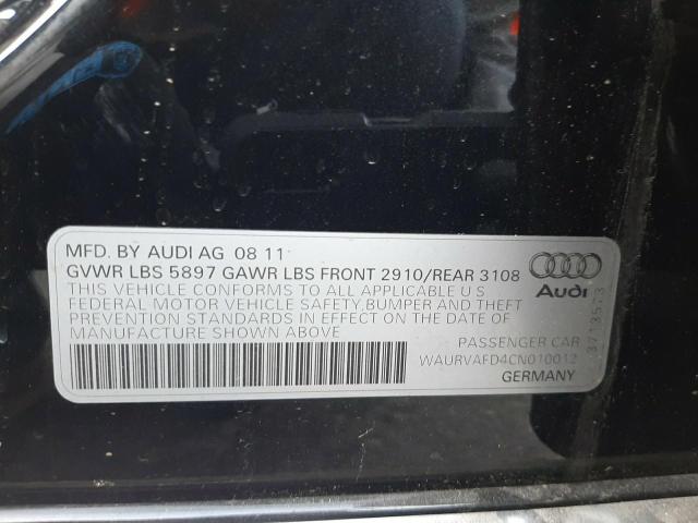 Photo 9 VIN: WAURVAFD4CN010012 - AUDI A8 L 