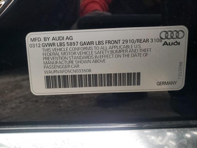 Photo 9 VIN: WAURVAFD5CN033508 - AUDI A8 L QUATT 