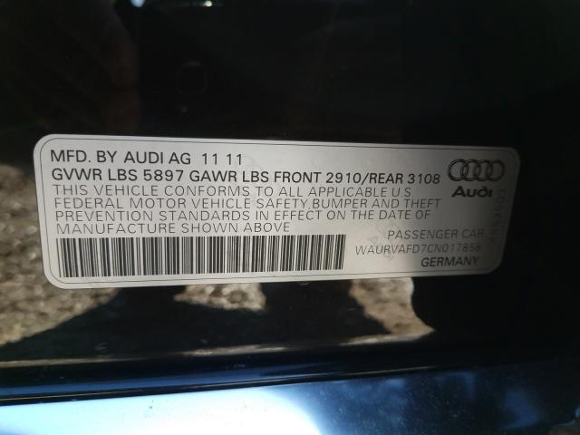 Photo 9 VIN: WAURVAFD7CN017858 - AUDI A8 L QUATT 