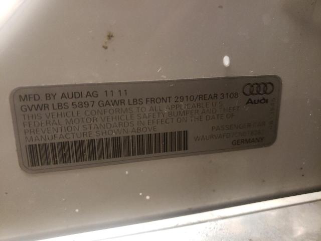 Photo 9 VIN: WAURVAFD7CN018282 - AUDI A8 L 