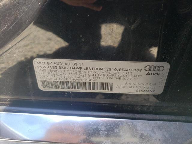 Photo 11 VIN: WAURVAFD8CN012765 - AUDI A8 L QUATT 