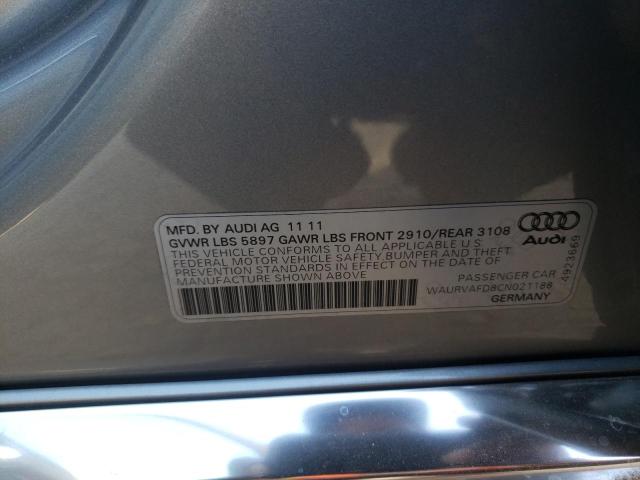 Photo 9 VIN: WAURVAFD8CN021188 - AUDI A8 L QUATT 