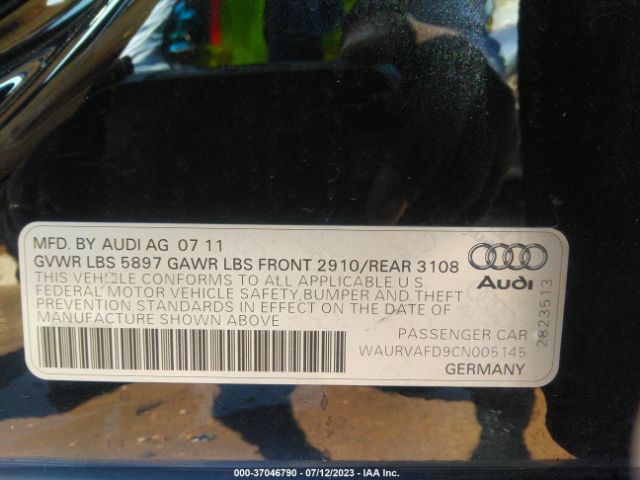 Photo 8 VIN: WAURVAFD9CN005145 - AUDI A8 L 