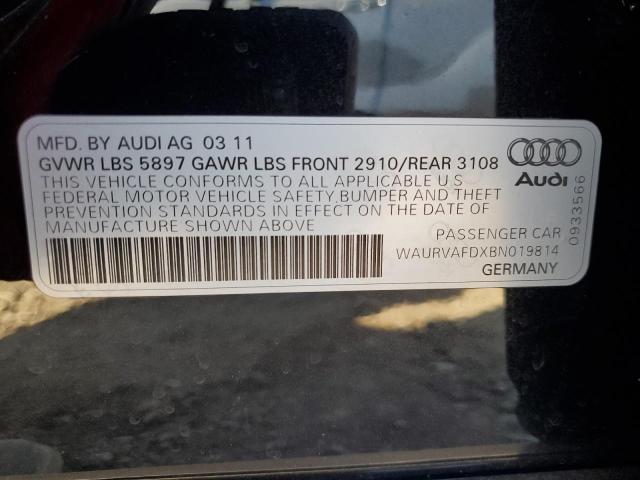 Photo 11 VIN: WAURVAFDXBN019814 - AUDI A8 L QUATT 