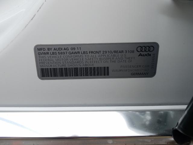 Photo 9 VIN: WAURVAFDXCN012167 - AUDI A8 L QUATT 