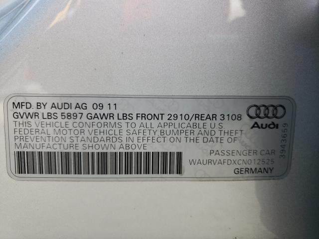 Photo 9 VIN: WAURVAFDXCN012525 - AUDI A8 L QUATT 