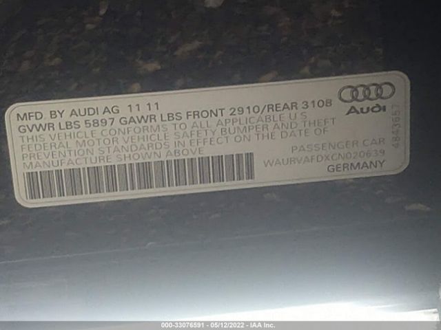 Photo 8 VIN: WAURVAFDXCN020639 - AUDI A8 L 