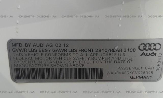 Photo 8 VIN: WAURVAFDXCN028045 - AUDI A8 L 