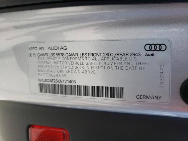 Photo 11 VIN: WAUS2AF25KN121403 - AUDI A7 