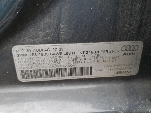 Photo 11 VIN: WAUSF78K09N034734 - AUDI A4 